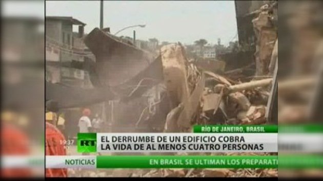 Al menos 4 muertos tras el derrumbamiento de una casa en Brasil