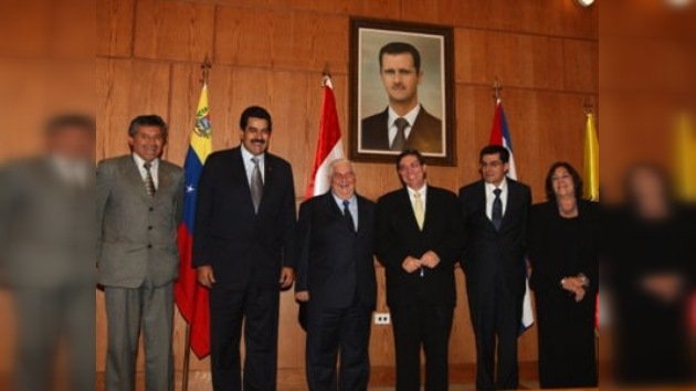 La ALBA 'apoya integralmente' al régimen sirio