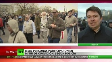 La oposición rusa sale a las calles de Moscú