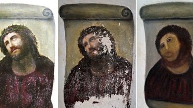 El trabajo de la anciana 'restauradora' recibe el apoyo de miles de internautas