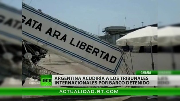 Argentina denunciará la retención en Ghana de su fragata ante un tribunal internacional