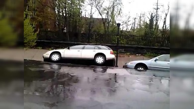 Terrible desplazamiento de tierra en Baltimore se ‘traga’ varios vehículos