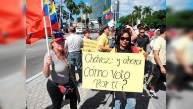 Los venezolanos de Miami exigen la reapertura de su consulado