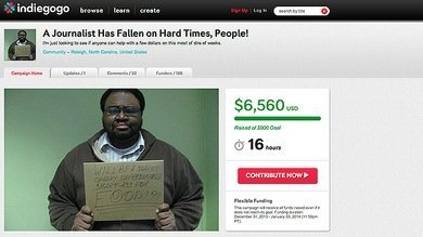 Un periodista consigue 6.000 dólares por financiación en masa para pagar la renta