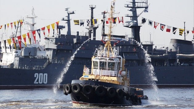 Video: Medio centenar de naves rusas están siendo sometidas a pruebas en el Báltico