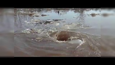 Monstruoso remolino en Letonia