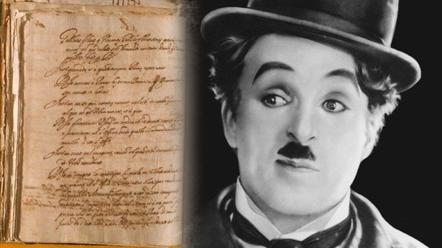 Hallan un guion inédito escrito por Charlie Chaplin
