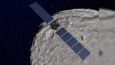 El asteroide Vesta, 'a vista de pájaro'