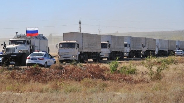 Tercer convoy de ayuda humanitaria de Rusia entra en Ucrania