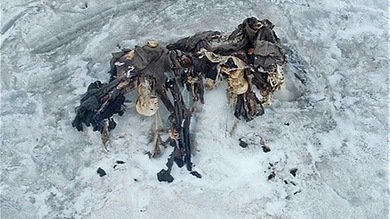 Fotos: El derretimiento de glaciares en Italia expone momias