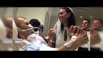 El último baile: un hombre con cáncer terminal baila con su hija recién casada