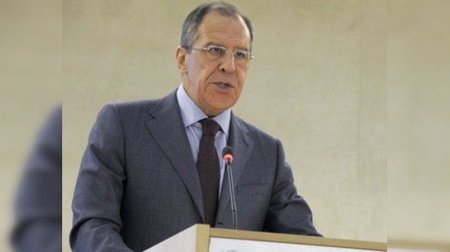 Lavrov: "La intervención militar en Libia es inaceptable"