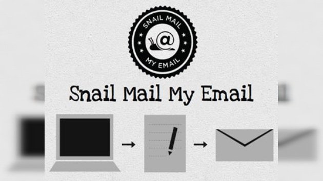 Tecnología inversa: de correos electrónicos a cartas escritas a mano