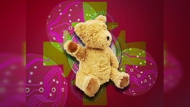 Un osito de peluche que nació para ayudar a los niños y ancianos