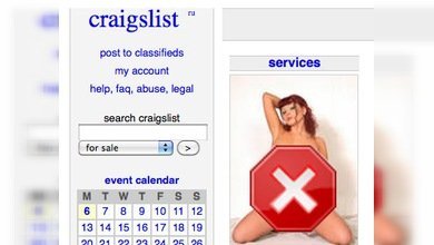 Popular sitio de Internet cierra sección de servicios para adultos