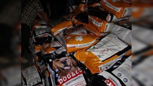 Envían alimento para perros como ayuda humanitaria para Trípoli