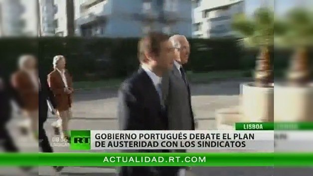 El gobierno portugués debate el plan de austeridad con los sindicatos 