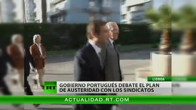 El gobierno portugués debate el plan de austeridad con los sindicatos 