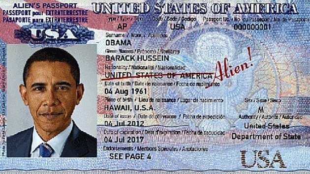 Obama y Clinton obtienen pasaportes 'alienígenas' en Letonia