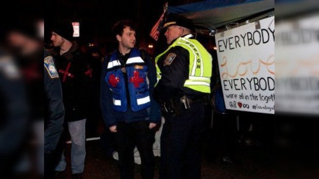 La Policía desaloja el campamento de indignados Ocuppy Boston