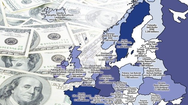 Infografía: ¿Quiénes son los más ricos de Europa?