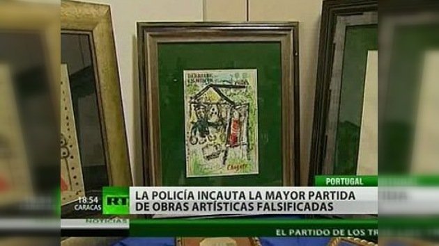 Incautada en Portugal la mayor partida de obras falsas de Picasso y Chagall