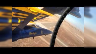 Las milimétricas y arriesgadas acrobacias de unos aviones militares a 600 km/h