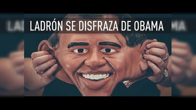 'Obama' atraca una tienda
