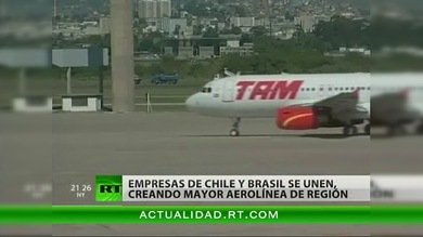 La aerolínea chilena LAN junto con la brasileña TAM concluyen su proceso de fusión