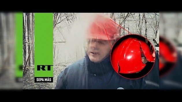 Un casco salva la vida de un ministro serbio