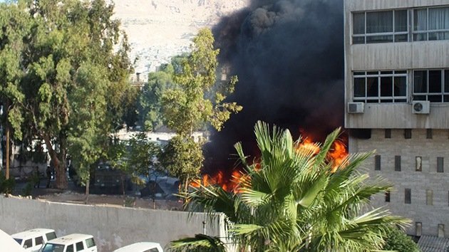 Fotos y video: Una explosión sacude Damasco