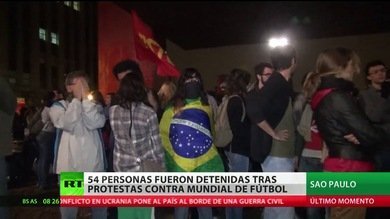 Brasil: Protestas contra el Mundial dejan más de medio centenar de detenidos