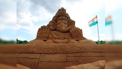 Se inaugura el festival de estatuas de arena de Bélgica