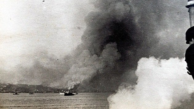 Imágenes inéditas: La explosión que causó una masacre en la Primera Guerra Mundial