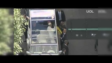 Niño hace llorar al papa Francisco en Río de Janeiro