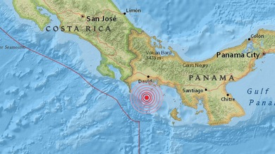 Fotos: Sismo de 6,0 en Panamá y Costa Rica