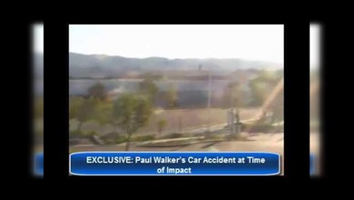 Accidente de Paul Walker: el momento del impacto y la enorme explosión