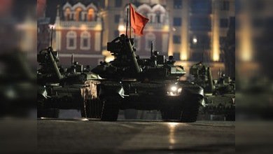 La Plaza Roja acoge el primer ensayo del Desfile de la Victoria
