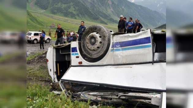 Se confirman 12 muertos en el accidente de tráfico en Osetia del Sur