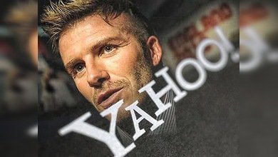 Beckham juega en el campo de la Red