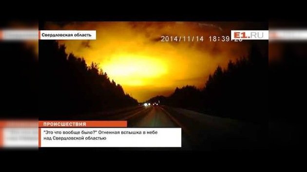 Brillos apocalípticos sobre los Urales: Misterioso destello asombra a los internautas