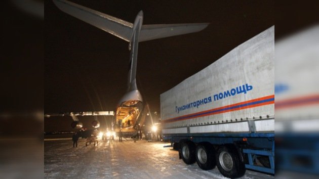 Rusia envió ayuda humanitaria a Chile