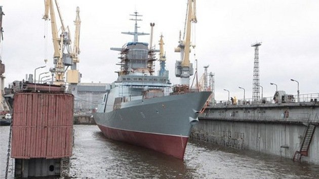 Avanzado buque espía ruso será botado en septiembre