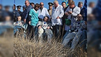 La 28ª tripulación de la Estación Espacial aterriza con éxito en Kazajistán