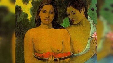 Un cuadro de Gauguin es atacado por una visitante en una galería de Washington