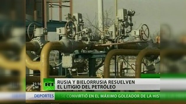 Rusia y Bielorrusia llegan a un acuerdo sobre el suministro de petróleo