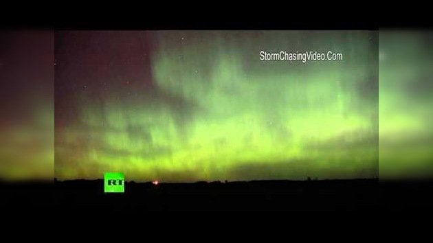 Hermosas auroras boreales hacen su aparición en Minnesota, EE.UU.