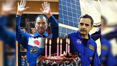 Doble cumpleaños en la Estación Espacial Internacional