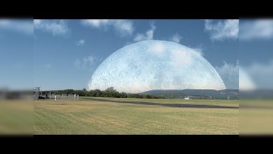 ¿Cómo veríamos la Luna si estuviera cien veces más cerca?