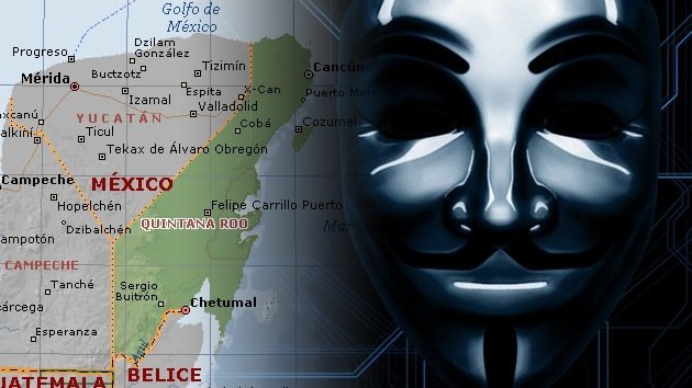 Anonymous ataca el sitio web de un estado mexicano